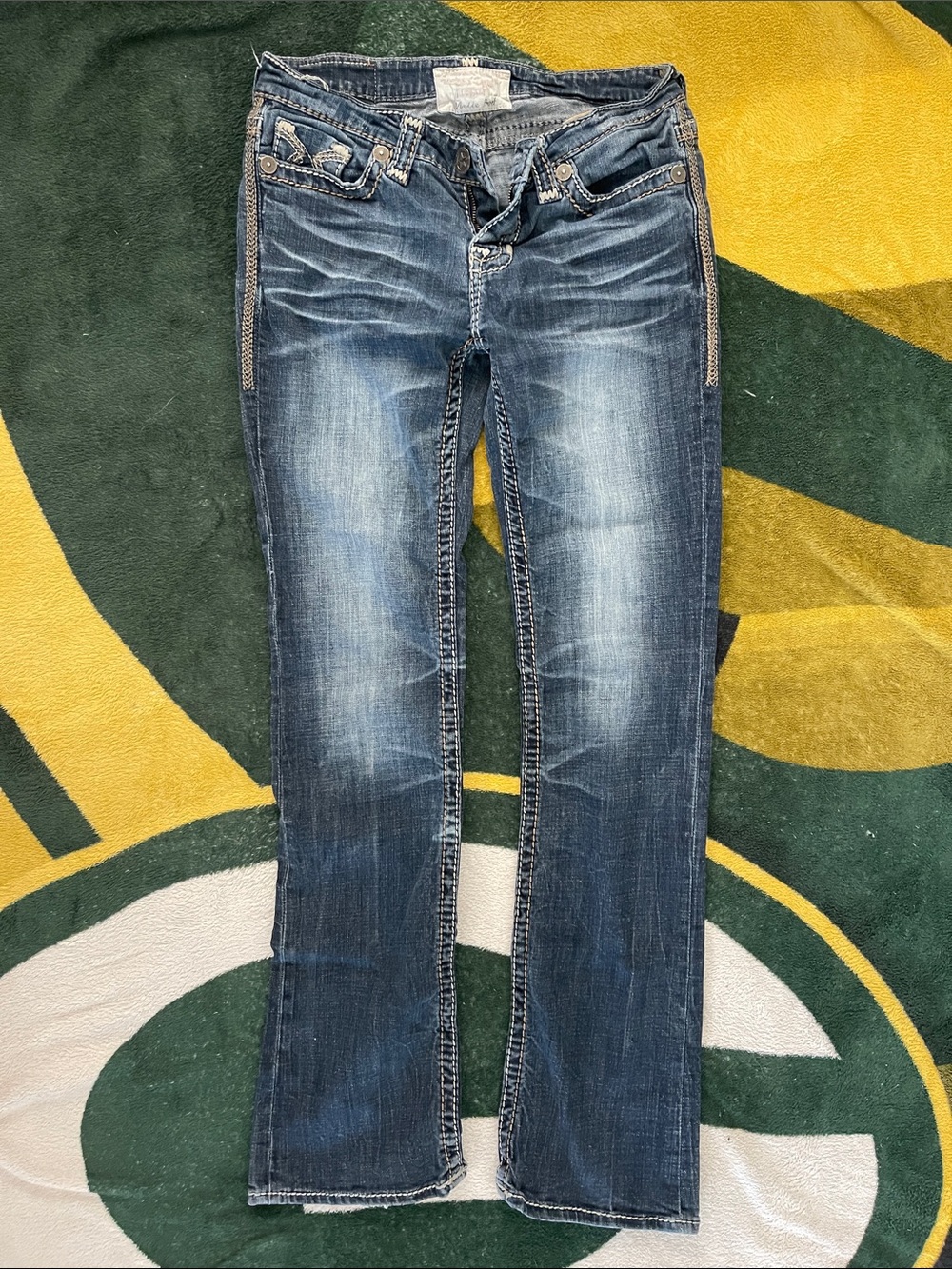 Big Star Women's Medium Faded Blue Bootcut Jeans. Size 27R